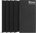 SODOCT 12 Pack Large Acoustic Panels, 47.2" X 23.6" X 0.4" Sound Proof Panels for Walls, High Density Sound Absorbing Panels for Home Studio & Office, Black