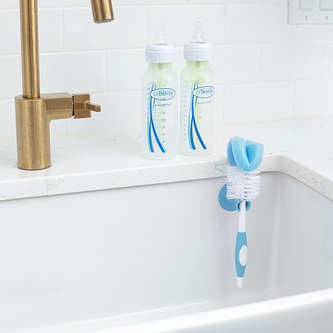 Dr. Brown's Reusable Sponge Baby Bottle Cleaning Brush Set - Image 7