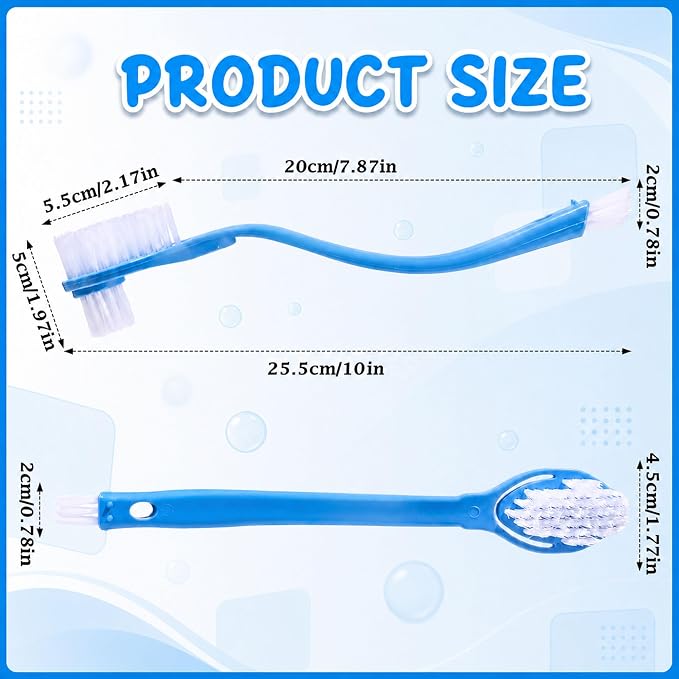 2Pcs 10in Shoes Cleaning Brushes, Double Sided Shoe Sole Cleaner Insider Shoe - Image 8