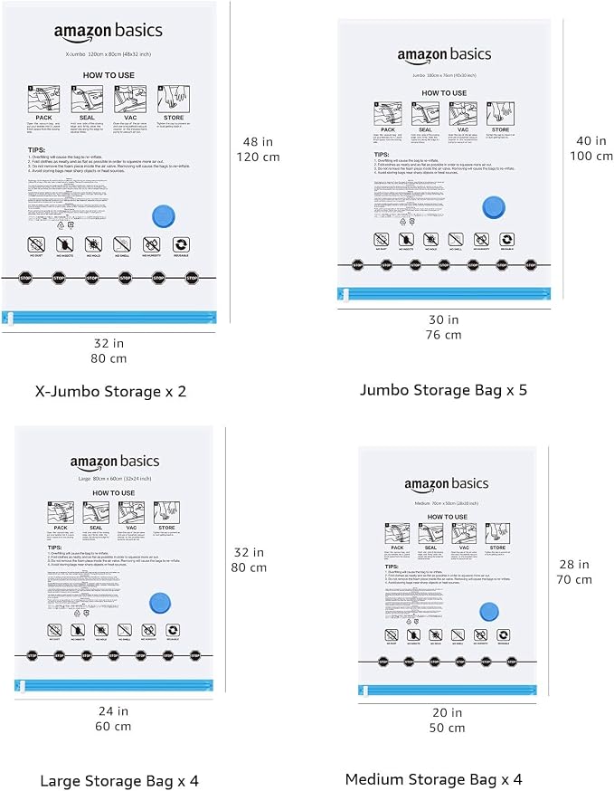 Amazon Basics Vacuum Storage Bags - Image 5
