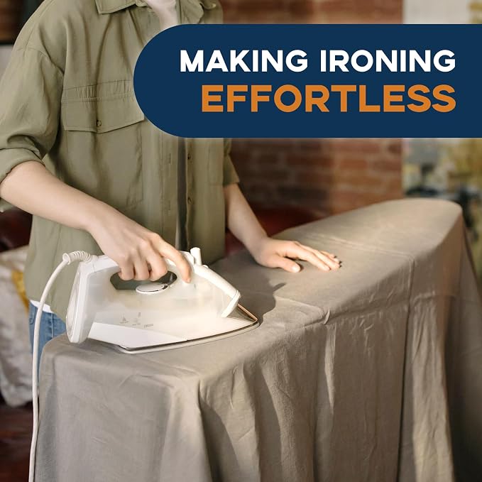 RAINHOL Ironing Board 43x13, Compact Full Size Iron Board Black - Image 7