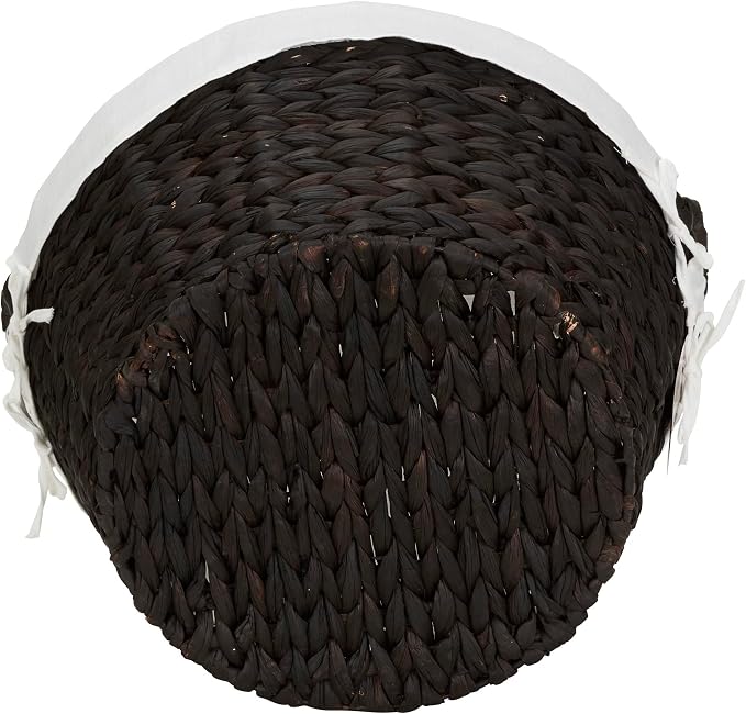 Household Essentials Round Wicker Laundry Basket - Image 7