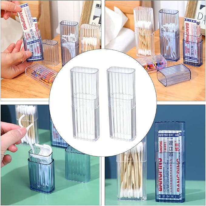 JIEDALIN 4 Pcs Cotton Swab Holder - Image 6