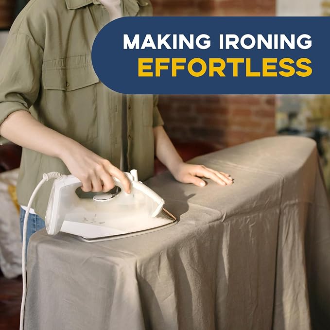 RAINHOL Ironing Board, 43x13 Full Size Blue Compact Iron Board - Image 7