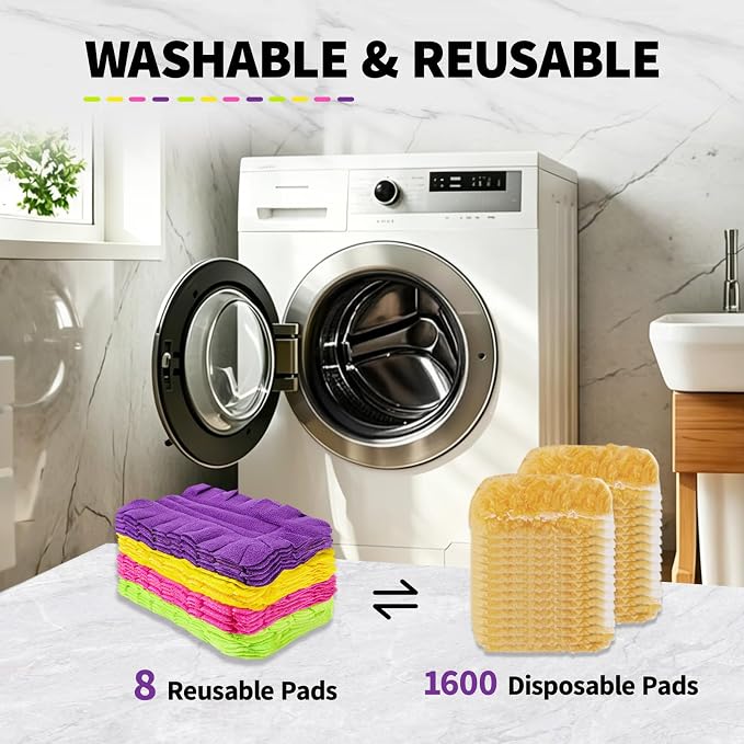 8 Pack Reusable Duster Pads Compatible - Image 7