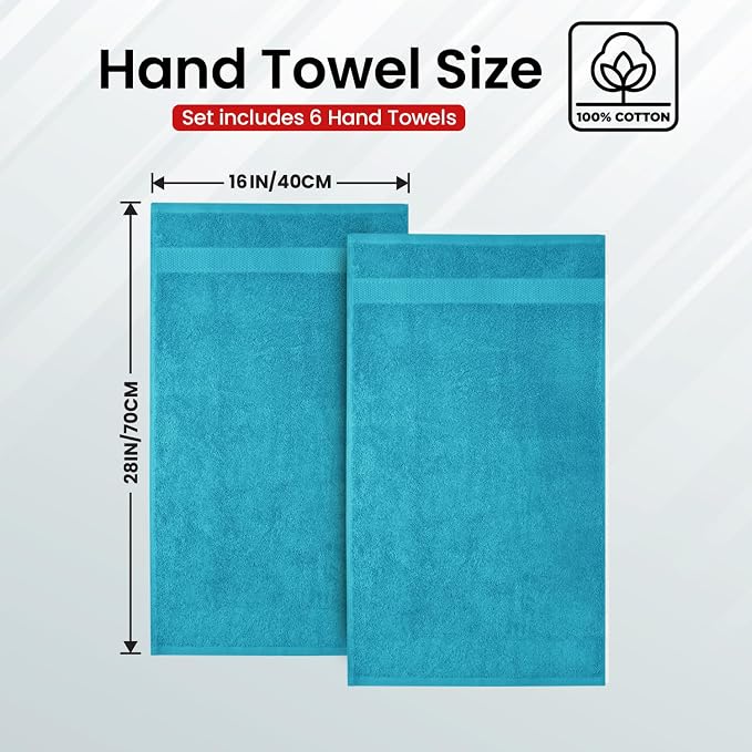 Infinitee Xclusives 100% Cotton Hand Towels - Image 3