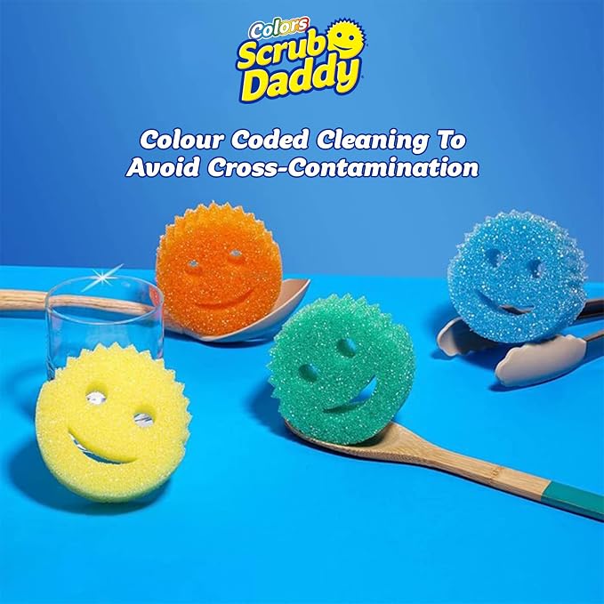Scrub Daddy Colors Kitchen Sponges, Dish Sponges - Image 2