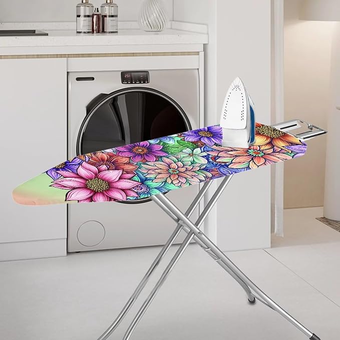 Boho Floral Ironing Board Pad Ironing Board Cover and Pad 15" x 54" Scorch - Image 2