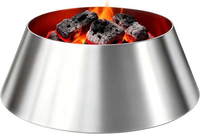 BBQ Whirlpool for Weber Kettle 22" 26.75" Accessories, Charcoal Grilling Accessory for Weber Smokey Mountain WSM, Replacement for Master Touch 22, Big Green Egg, Kamado Joe Grill Accessories