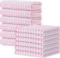 Kitinjoy Cotton 12 Pack Kitchen Towels and Dishcloths Sets by Kitinjoy