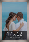 wallsthatspeak 17x22 Stainless Picture Frame for Puzzles Posters Photos or Artwork