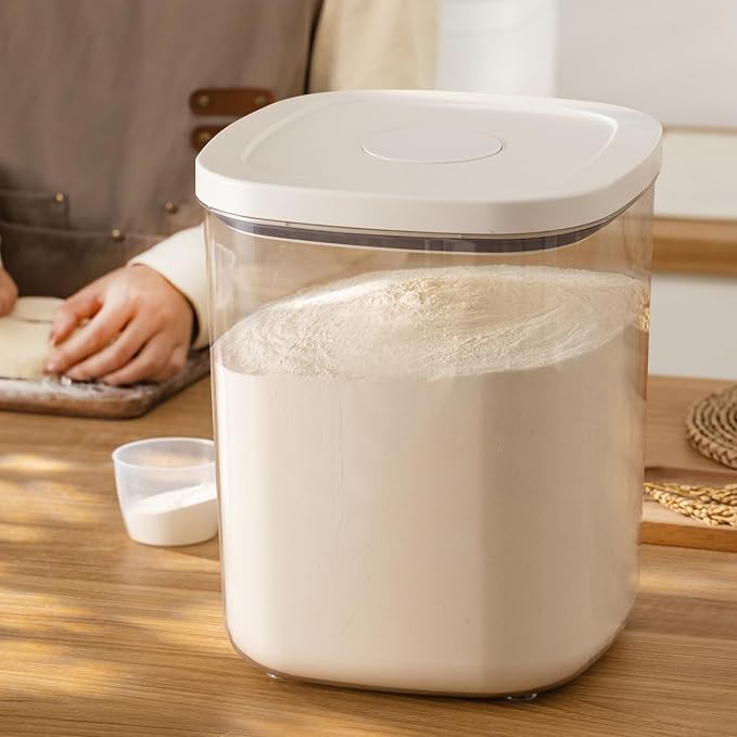 TBMAXS Airtight Rice Container 20 Lbs, Dry Food Holder - Image 3