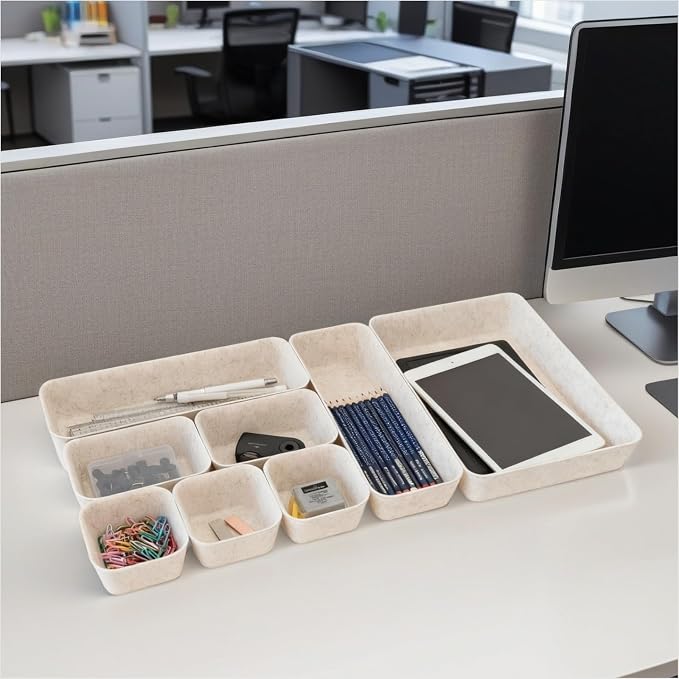 16-Piece Felt Drawer Organizer Set in 4-Sizes, Made from Eco-Friendly Material - Image 9