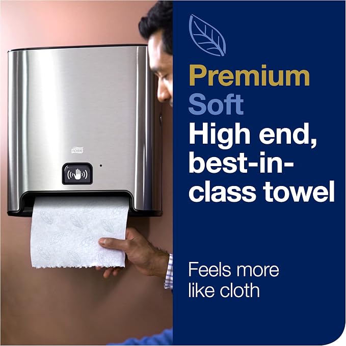 Tork Matic Soft Hand Towel Roll White H1, 6 Rolls x 575 ft - Image 4