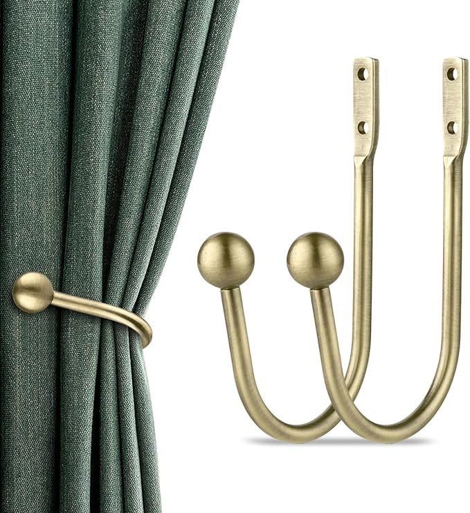 Curtain Holdback Tieback, Curtain Holdbacks Tiebacks Retro Window Decoration by Gobutend
