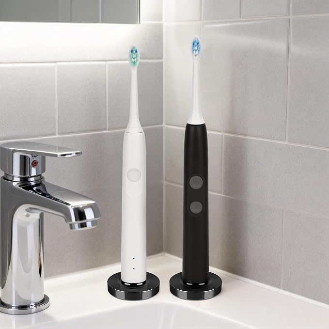 2Pack Black Electric Toothbrush Holder - Image 6