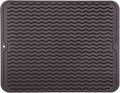 MicoYang Silicone Dish Drying Mat — Quick-Dry Ridges Counter & Sink Pad by MicoYang