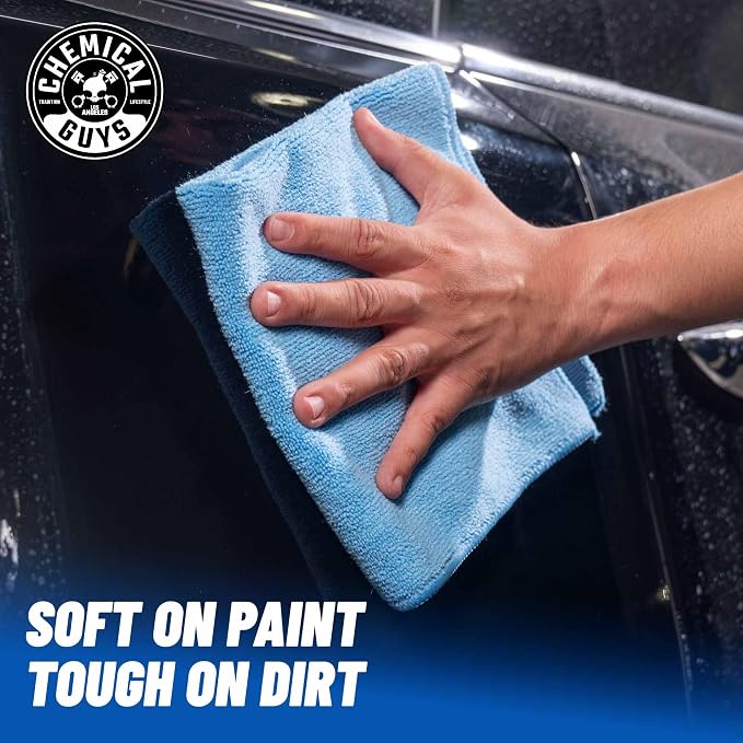 Chemical Guys, Workhorse Professional Microfiber Towels, 16 in, 6 Pk - Image 3