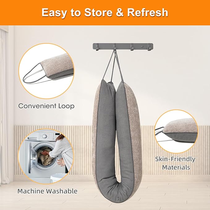 Weighted Door Draft Stopper, 38inch | Under Door Noise Blocker, Front Door - Image 6