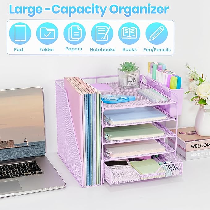 5-Tier Desk File Organizer - Image 6