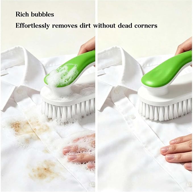 2pc Multi-Purpose Household Cleaning Brush Set, Ergonomic Comfort Grip - Image 4