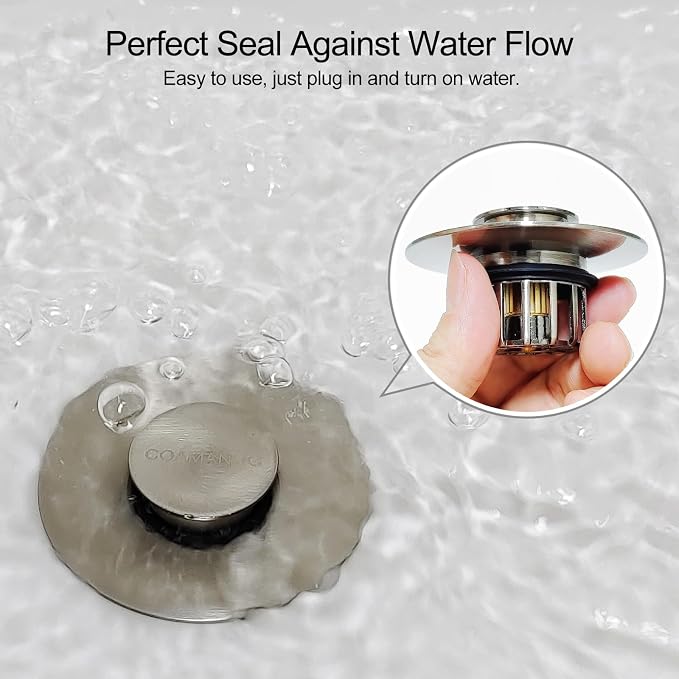 COAMANUG Bathtub Stopper | Pop-up Tub Stopper - Image 9