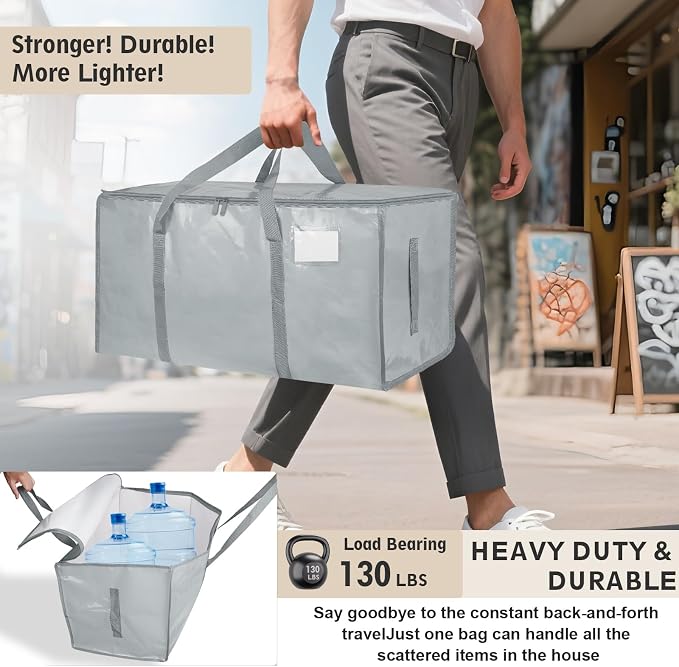 8 Pack-Extra Large Heavy Duty Moving Bags - Image 3