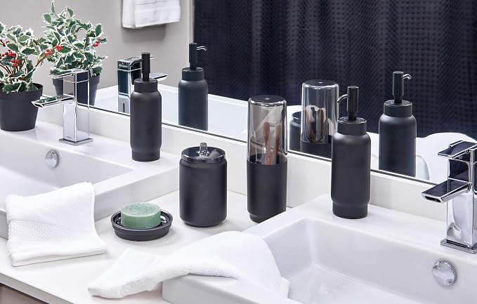 iDesign Austin Covered Holder, Holds Regular and Electric Toothbrushes | Holds - Image 6