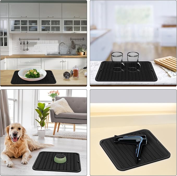 ZLR 2 Pcs Heavy-Duty Silicone Dish Drying Mat - Image 9