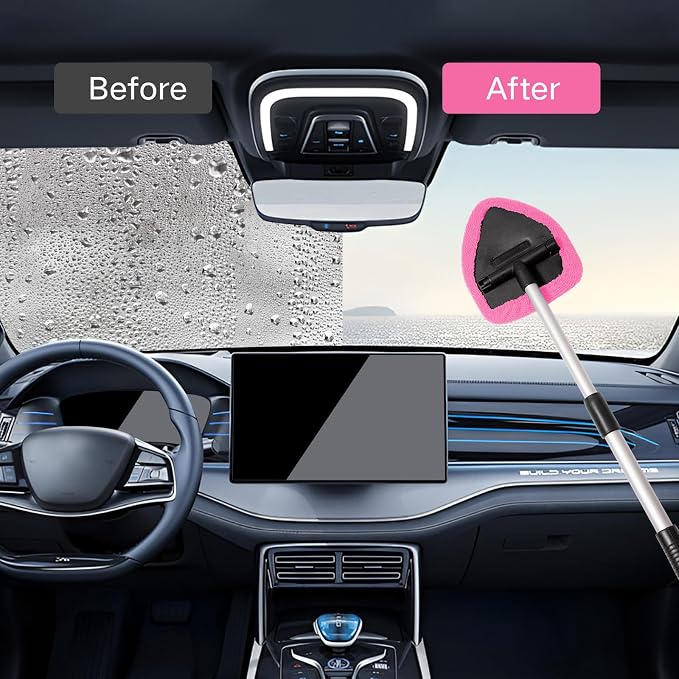 Qydipclin 7pcs Windshield Cleaner Tool Car Window Cleaning Wash Kit - Image 3