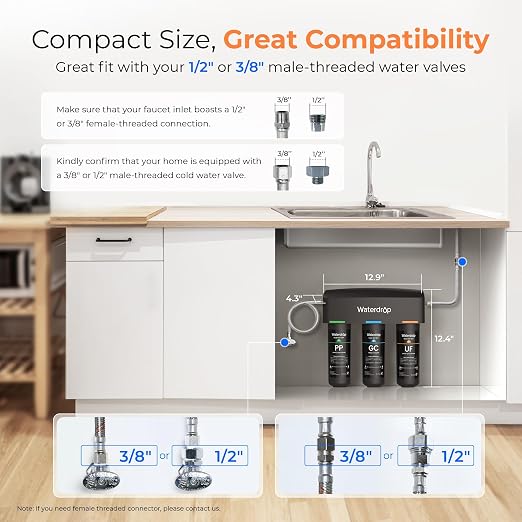 Waterdrop WD-TSA-UF 0.01 μm Ultra Filtration Under Sink Water Filter System | 9 - Image 6