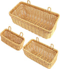 AceList Wall Hanging Basket, Boho Style Hand-Woven Hanging Storage Baskets by AceList