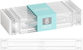 8 Pack 3.2 Inch Shallow Acrylic Drawer Dividers by Yieach