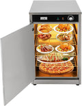 Electric Food Warmer Cabinet, 5 Layer Commercial Hot Box Holding Cabinets with Temperature Display Meter 360° Heating and Anti Slip Feet Powerful Function Countertop Heated Holding Cabinet for Canteen