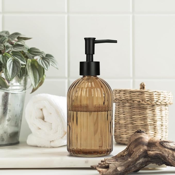 1 Pack 13.5oz Glass Soap Dispenser - Image 6