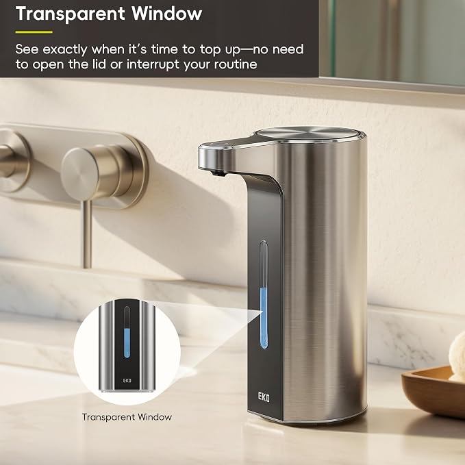 EKO Aroma Pro 13.5 fl oz Touchless Automatic Liquid Soap Dispenser, - Image 5
