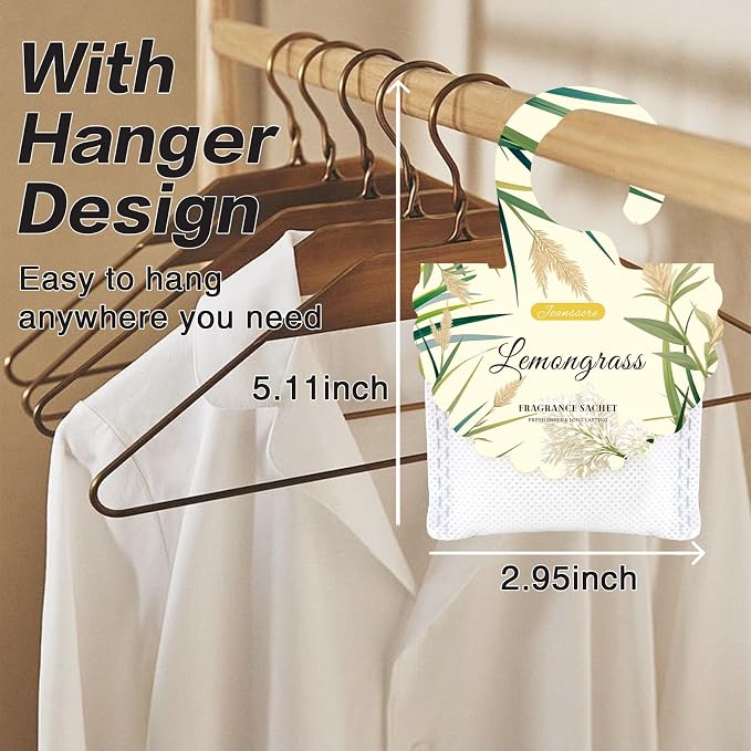 15 Packs Lemongrass Scented Sachets - Image 4