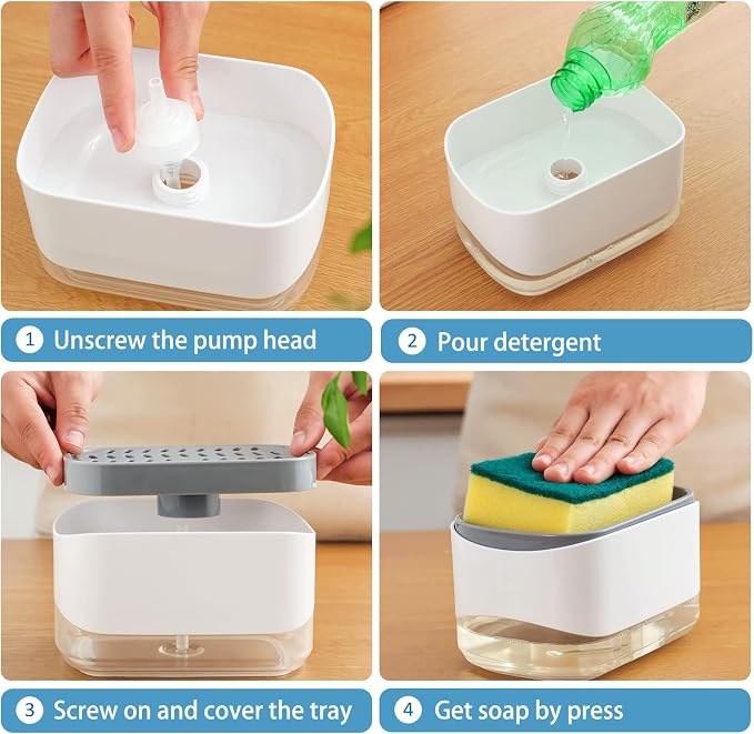 Dish Soap Dispenser for Kitchen Sink - Image 7