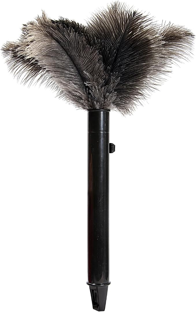 Retractable Ostrich Feather Duster by iHUFeather
