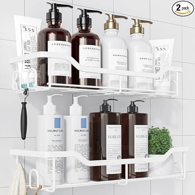 Kitsure Shower Caddy, Adhesive Shower Organizer by Kitsure