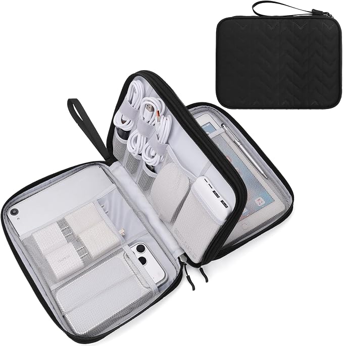 FYY Electronic Organizer, Travel Tech Pouch Bag, Extra Large, Waterproof by FYY
