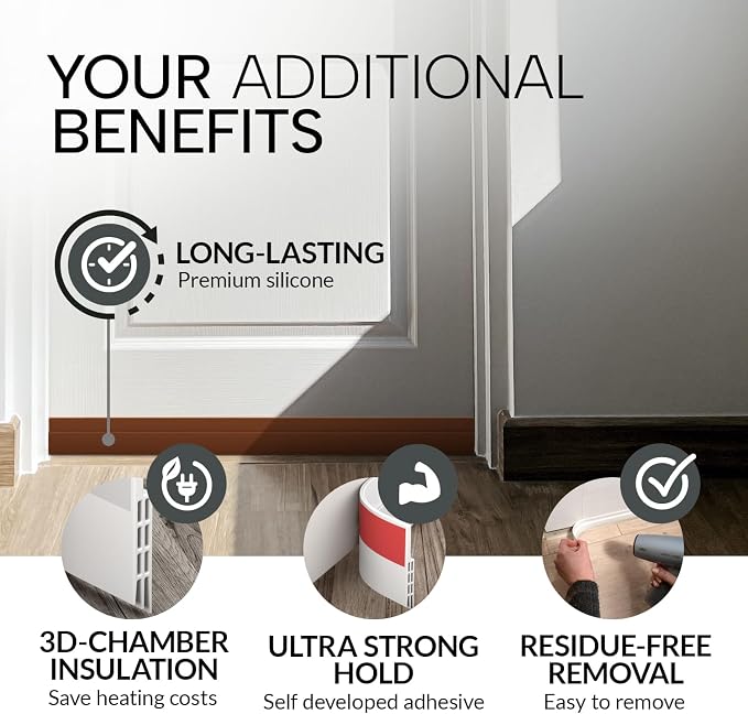 Vellure® Door Draft Stopper for Bottom of Door - Image 6