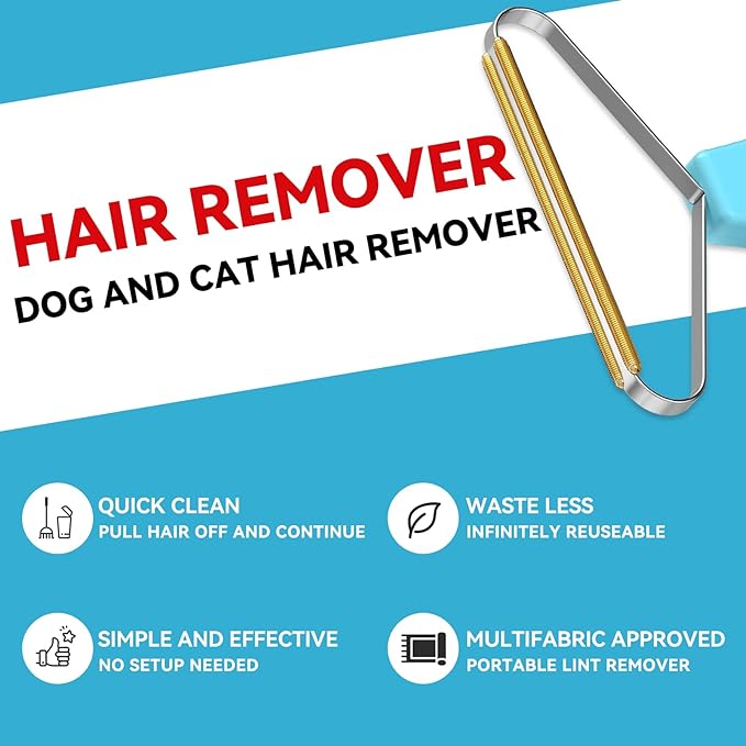 Pet Hair Remover, Dog and Cat Hair Remover, Carpet Rake, Carpet Scraper | Pet - Image 7