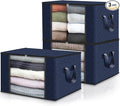 3 Pack Storage Bags for Clothes Blanket Storage Bins by Fabtotes