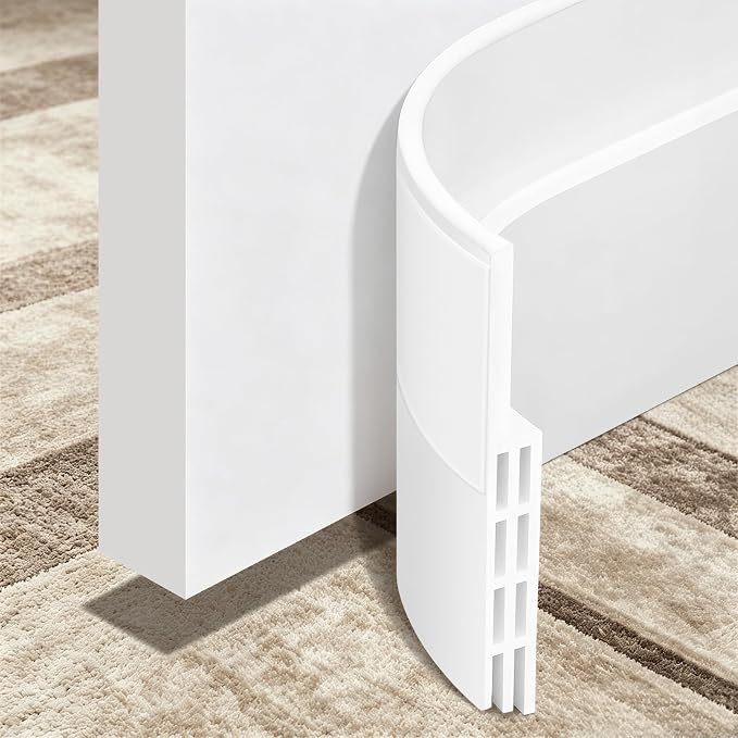 Under Door Draft Stopper, Strong Adhesive Door Bottom Sweep | Adjustable by TriXcelent