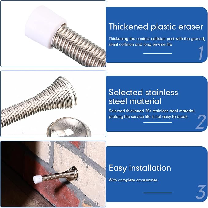 Newwiee 60 Pack Spring Door Stop - Image 5