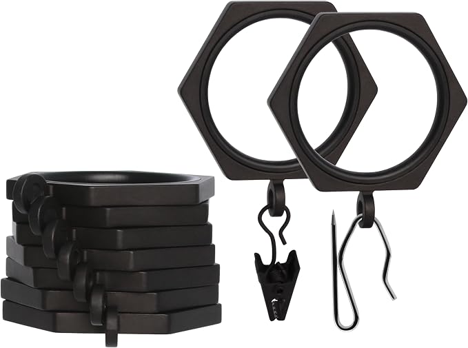 BlastHome® Luxury Curtain Rings by BlastHome