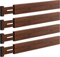 4 PCS Drawer Divider, 2.3" High Expandable Separators by Unknown