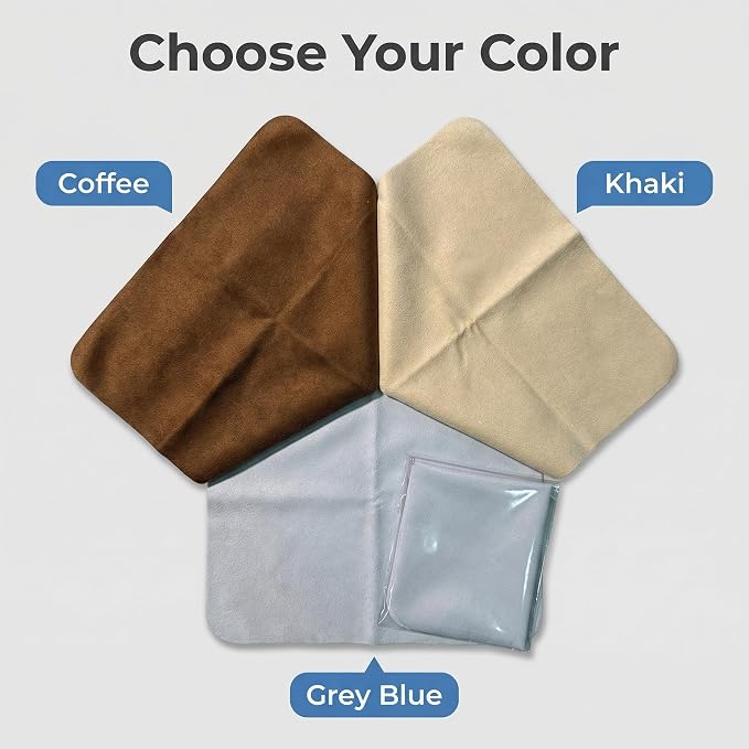 10 Pack Microfiber Chamois Cleaning Cloths, Safety &Scratch-Free Lens Cleaning - Image 6
