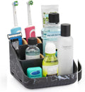 Toothbrush Holder for Bathroom, 6 Slots, Detachable for Easy Clean, Marble | by Chintu